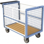 Chariot conteneur grillagé